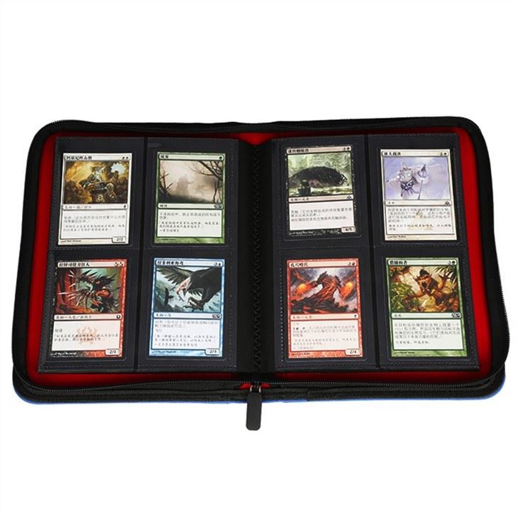 Zippered 9 Pocket Trading Card Album Folder 3