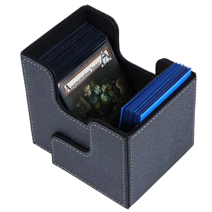 Magnetic Leather Card Storage Box