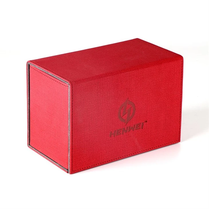 Leather Commander Deck Box